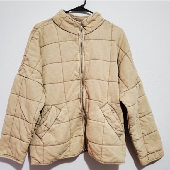 Quilted Zip Jacket Fp Dolman Dupe 